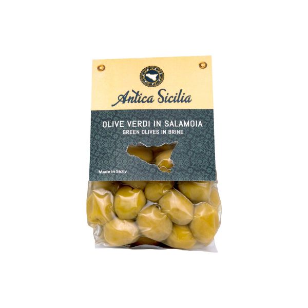 Olive verdi in salamoia