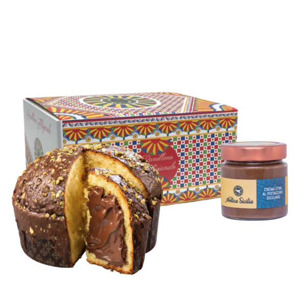 Panettone Etna al  Pistacchio Box