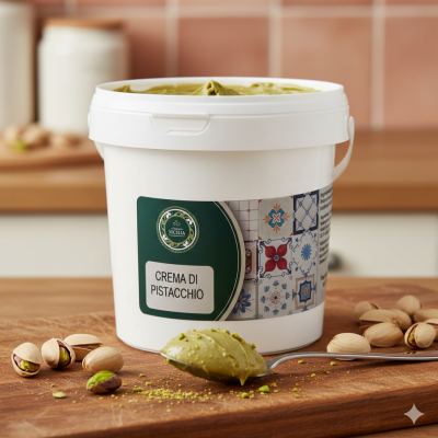 Crema di Pistacchio Antica Sicilia 1 kg – Spalmabile Artigianale di Alta Qualità