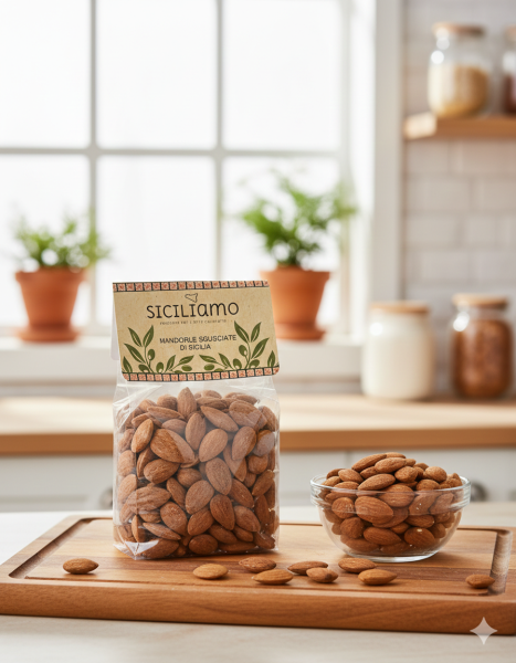 Mandorle Siciliane sgusciate g. 500