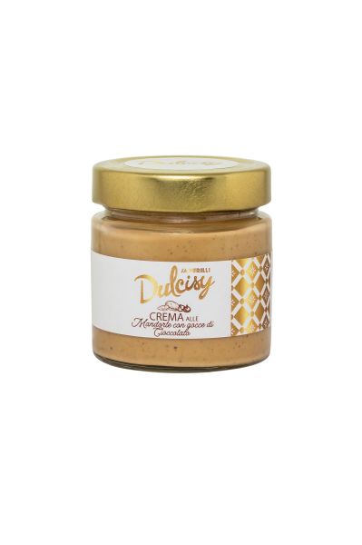 Crema Mandorla Con Gocce di Cioccolato Sapurilli-Dulcisy